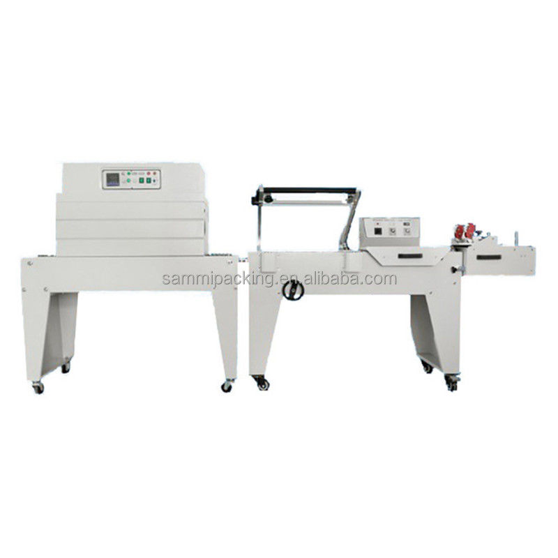 Yeni tasarım 2 in 1 L bar sealer L tipi mühürleme kesme makinesi ve BS-A450 ısı kısaltıcı tünel ambalaj makinesi