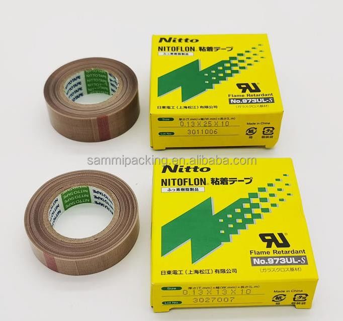 Nitto 973UL Nitto 903 PTFE cam lif bant Dükkanlı bant 0.13mm × 13mm × 10m 973UL-S