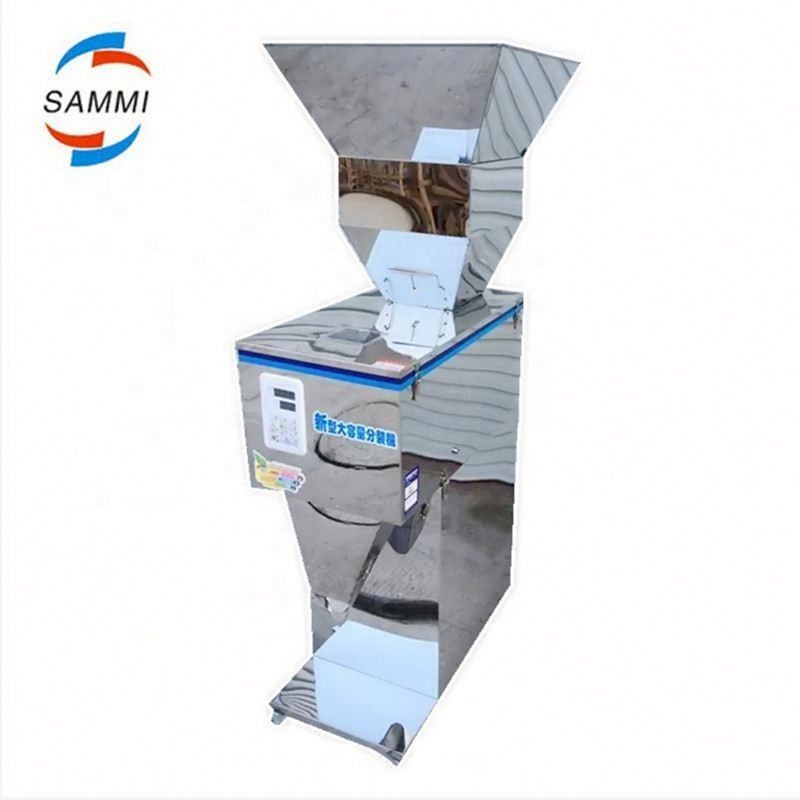 Vibration Tea Weighing Machine, Kahve Fasulyesi Çay Torbası için Yarım Otomatik Ağırlık Doldurucu