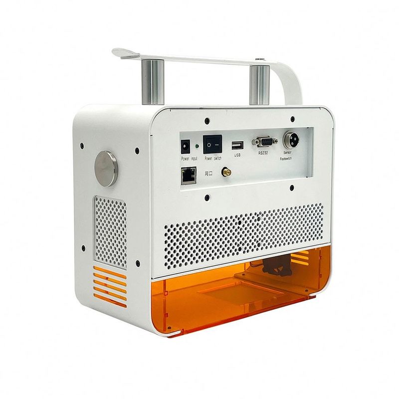 220V 50HZ Elde Laser İşaretleme Makinesi Geçerlilik Tarihi Parti Kodu QR Kodu