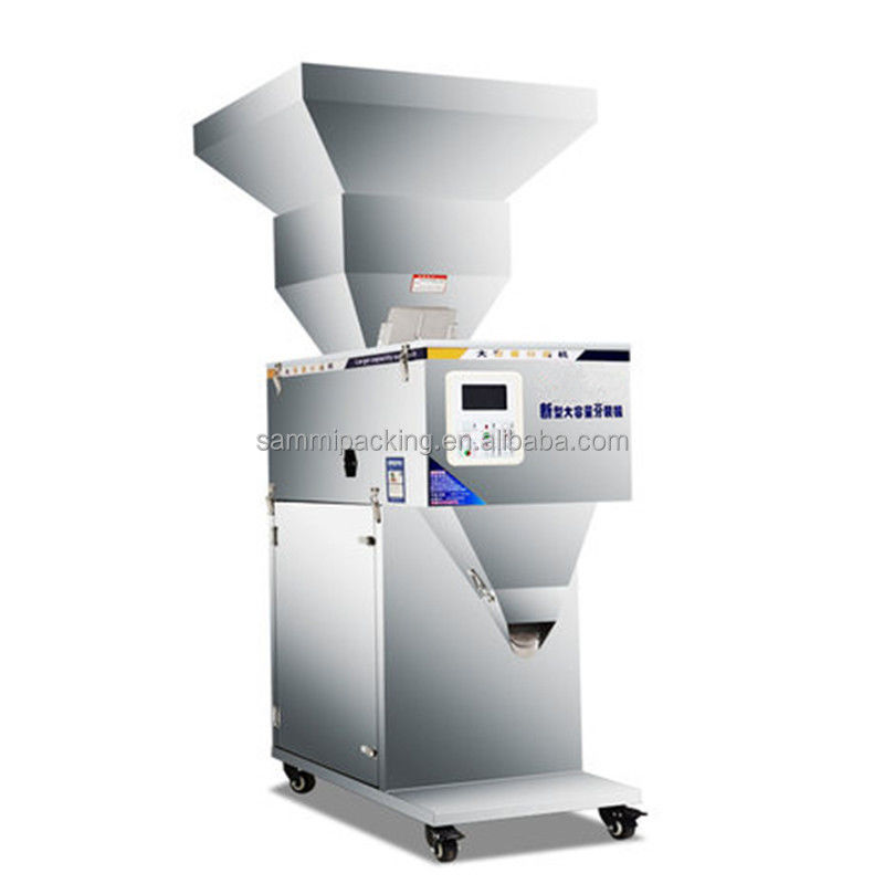 100-2500g Yarım Otomatik Toz Doldurma Makinesi Konforlu Kahve ve Baharat Paketleri için