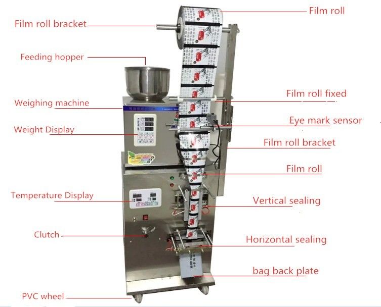 Fabrika Doğrudan Satış Otomatik Çay Torbası Paketleme Makinesi Toz Çuval Paketleme Makinesi Sızdırma Makineleri Plastik Paketleme