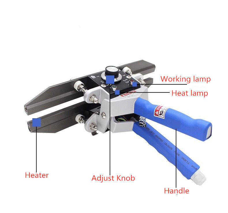 16 Inch Heat Crimp Sealer Bag Crimper Mylar Alüminyum Folyo Kraft Torbaları için Elde Tutulan Sealer Sıcaklık Kontrolü