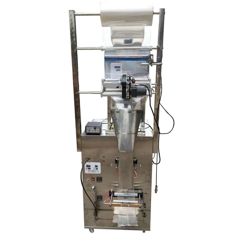 Büyük kapasiteli arka mühür 500g 1kg Çok fonksiyonel Otomatik Tahıl Tuz Şeker Pirinç Çuval Paketleme Makinesi