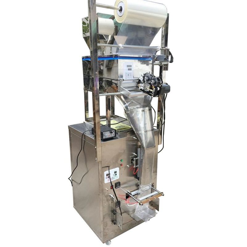 Büyük kapasiteli arka mühür 500g 1kg Çok fonksiyonel Otomatik Tahıl Tuz Şeker Pirinç Çuval Paketleme Makinesi