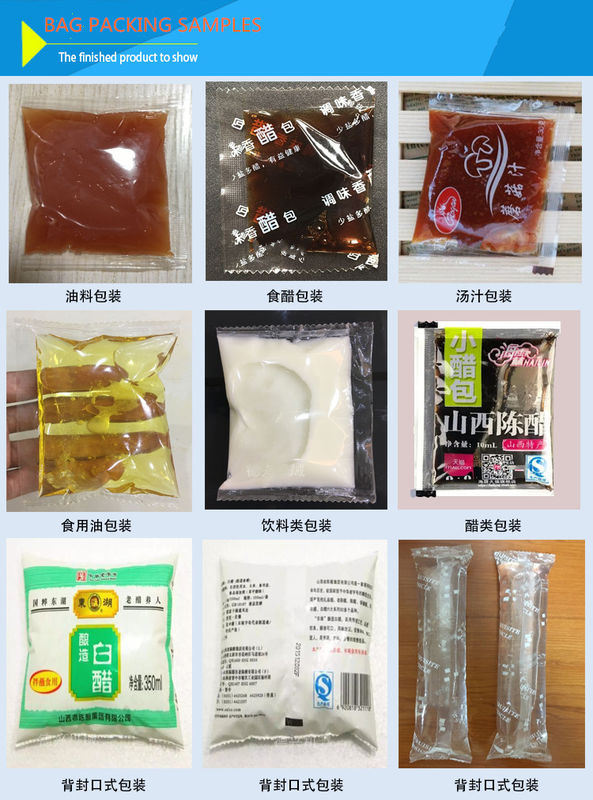 Küçük Otomatik Doypack Torba Kalkın Çanta Paketleme Sabun Deterjan Yağı Meyve suyu Ketçap Pastası Sos Doldurma Sıvı Paketleme