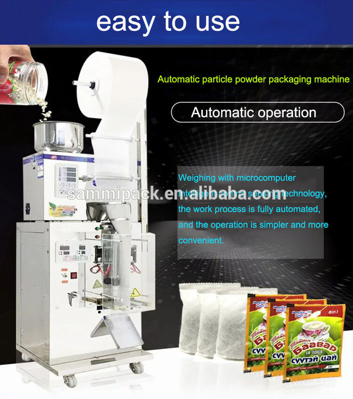 Küçük Çuvallar baharat tozu Otomatik Doldurma Makinesi Kahve Çay Torbası Paketleme Çok fonksiyonel Paketleme Makineleri