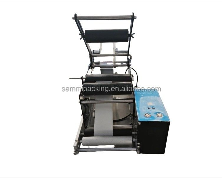 Ahşap ambalajlama, şarap teneke kutuları ve yuvarlak şişeler için akıllı tip etiketleme makinesi