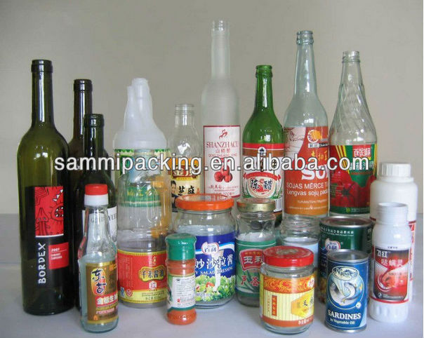 Ahşap ambalajlama, şarap teneke kutuları ve yuvarlak şişeler için akıllı tip etiketleme makinesi