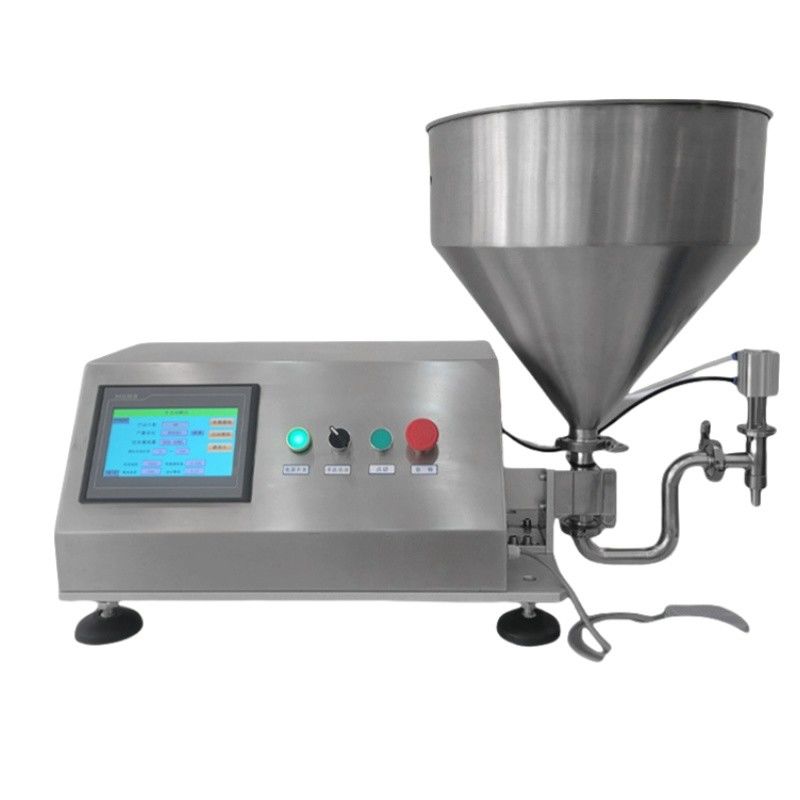 Yarı Otomatik Döner Servo Lobe Rotor Gear Pompa Piston Kalın Yağ Krem Paste Doldurma Makinesi Kalın Sıvılar için dağıtıcı