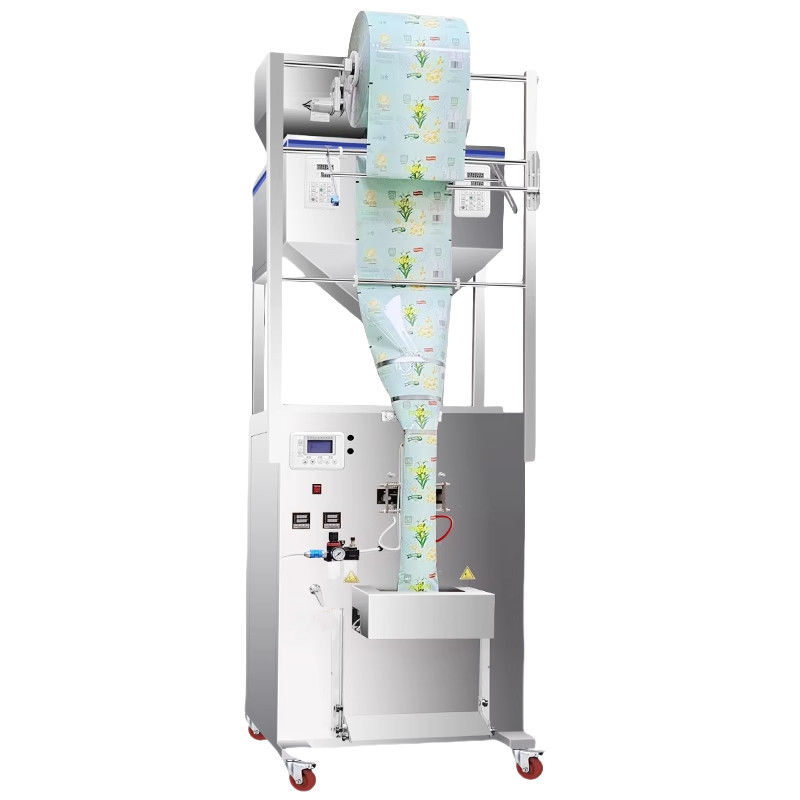 Çok Fonksiyonlu Çift Kafalı Şeker Dolum Kahve Çekirdeği Tartım Paketleme Makinesi 500g 1000g 450*470*1750MM Emtia