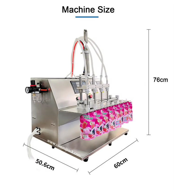 Sıvı Dolumu ve Kapatma İçin Yüksek Hızlı Bal Akıtma Kesesi Paketleme Makinesi SM-3500L
