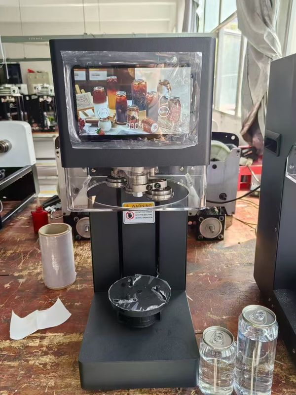 Dokunmatik ekran akıllı kutu dikiş makinesi evcil hayvan Tuna kutu mühürleyici Soda pop konserve makinesi Plastik kutu mühürleme makinesi