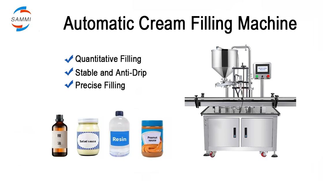 Kolay Çalışma Tam Otomatik Servo Rotor Pompası Bal İçin Paste Sıvı Doldurma Makinesi Sıvı Pisik Fıstık Tereyağı Ketçap