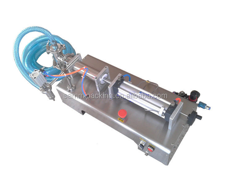 100-1000 ml yatay kendi kendine emilen dolgu makinesi, Masa üstü el püstü sıvı dolgu makinesi