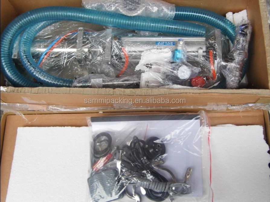 100-1000 ml yatay kendi kendine emilen dolgu makinesi, Masa üstü el püstü sıvı dolgu makinesi