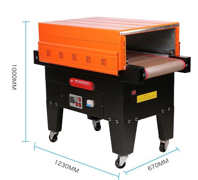 BS-4525 Küçük Jet Isı Küçücük Tünel Paketleme Evcil hayvan şişeleri Paketleme Makineleri/Automatik Küçücük Film Paketleme Makinesi