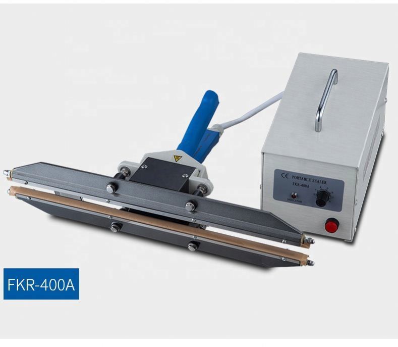 En yeni mühürleme makinesi Plastik film taşınabilir FKR-400A El sıkıştırma tipi polietilen poşet mühürleyici