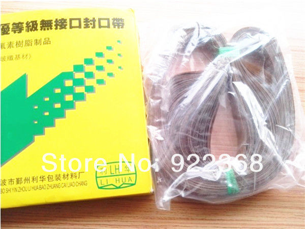 Yüksek Kalite 50pcs / torba 750 * 15mm Teyp / kemer mühürleme makinesi için Plastik Torba Band Sealer