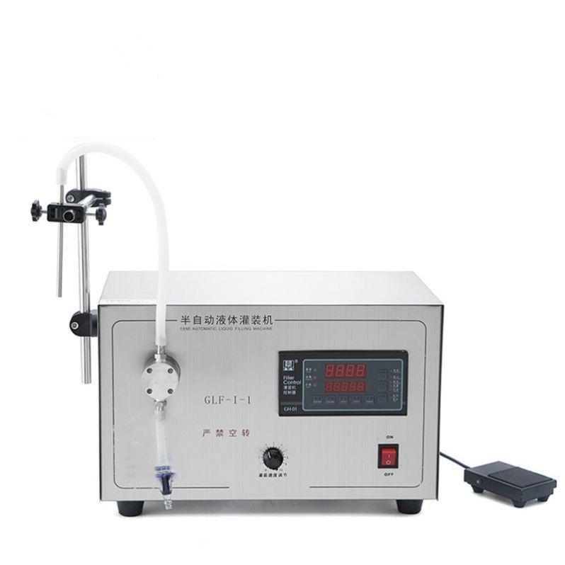Elektrikli Yüksek Hassasiyetli Sıvı Dolum Makinesi Çift Pompalı Sıvı Dolum Makinesi GLF-1-1