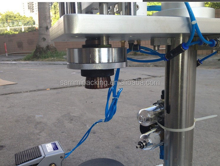 Yarı Otomatik Parfüm Şişesi Kapatma Krimp Aleti Kapatma Makinesi