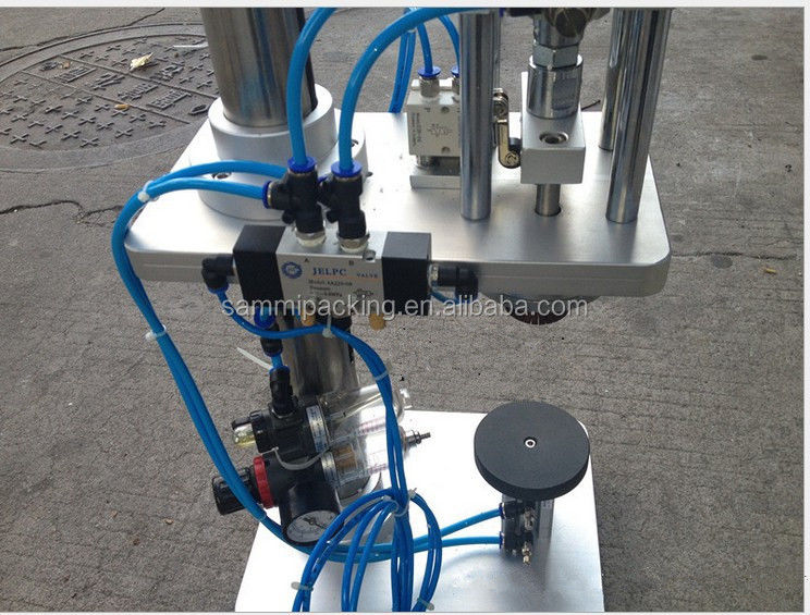 Yarı Otomatik Parfüm Şişesi Kapatma Krimp Aleti Kapatma Makinesi