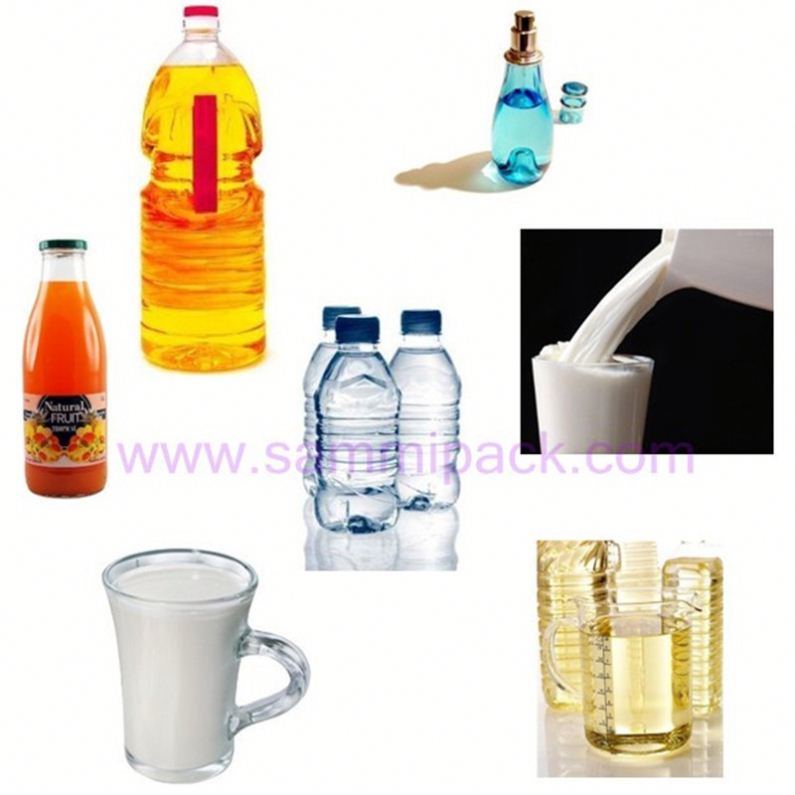 Küçük ölçekli PET plastik cam şişe sıvı dolgu makinesi 2 başlı yarı otomatik dolgu makinesi 1000-5000ML