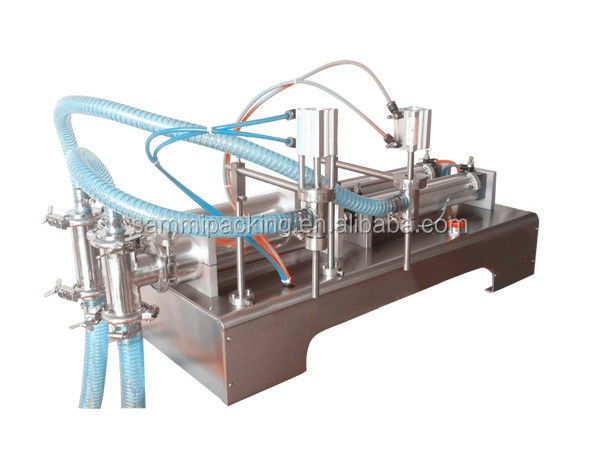 Yüksek Hızlı Pnömatik Sıvı Dolum Makinesi, Çift Kafalı Ayçiçek Yağı Dolum Makinesi, Sıvı Sabun Dolum Makinesi