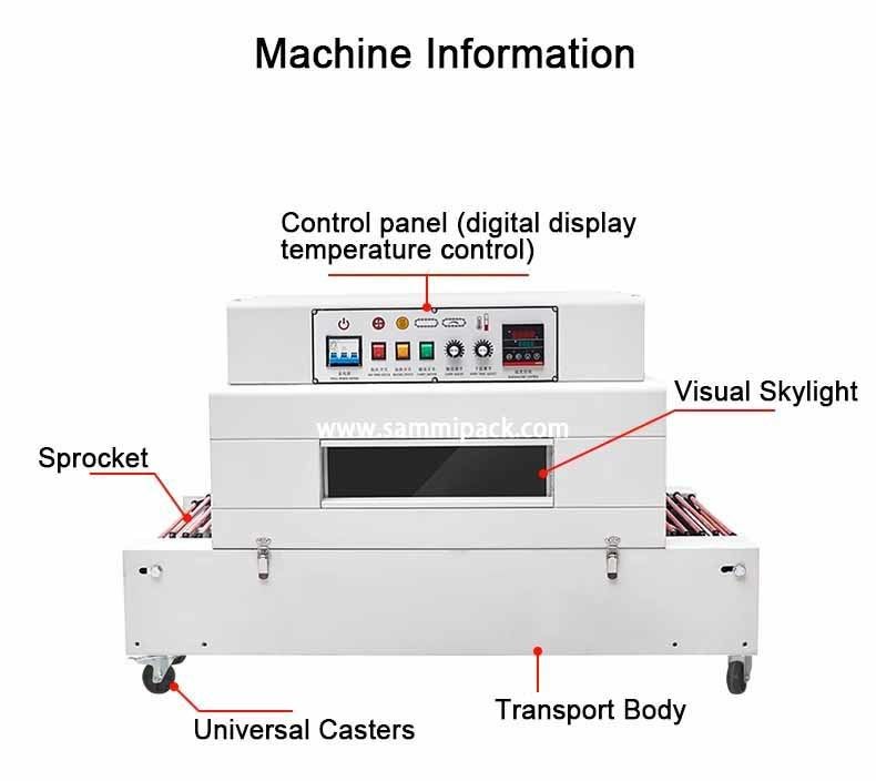 BSS-400 BS-400 Küçültme Tünel/Şüşeler/Karton Paketler için Küçültme Dolaştırma Makinesi