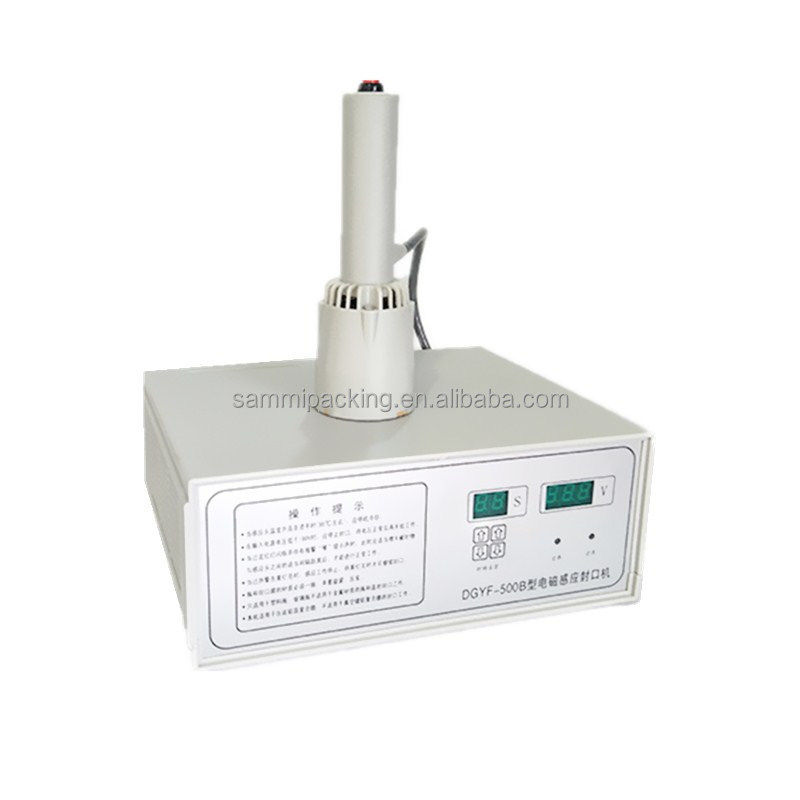 % 100 Yeni DGYF-500B Elde Tutulan İndüksiyonlu Şişe Doldurma Makinesi Düzlük Kapağı için Alüminyum Folyo Kapak Doldurucu