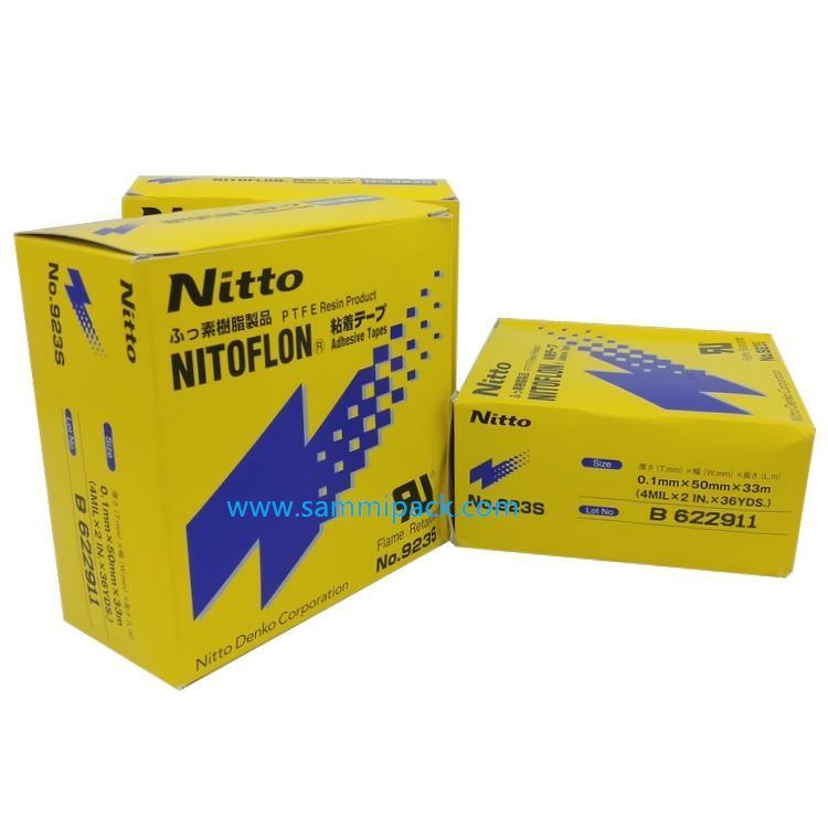 Orijinal Nitto Denko PTFE Film Bant Nitto 923S Laminasyon Makinesi için Yüksek Sıcaklık Dayanımlı Bant