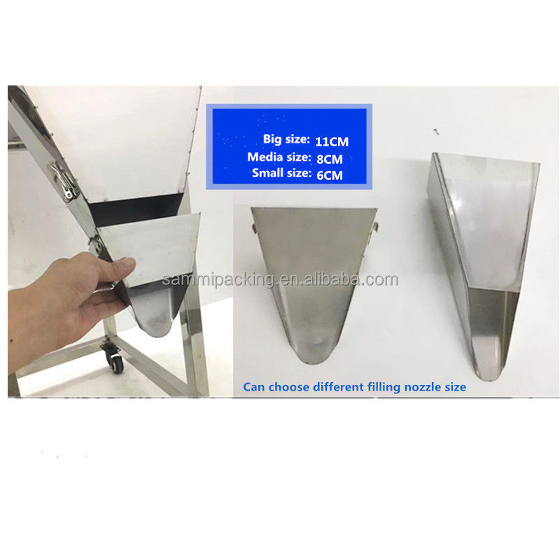 Fabrika fiyatı Muti amaçlı toz taneleri tartma ve doldurma makinesi Big Hopper ile çekirdek çay torbası doldurma makinesi