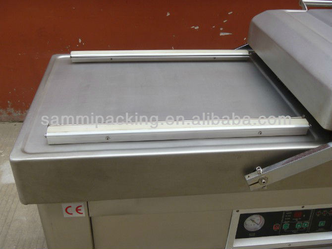 Sığır pastırması tavuk tofu fıstık deniz maması için çok fonksiyonel çift oda vakumlu paketleme makinesi