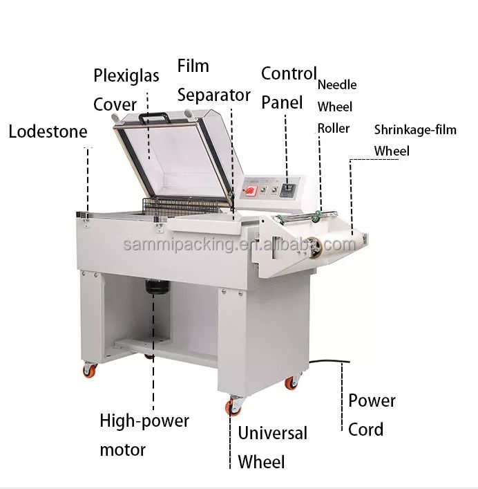 En İyi Kalite Çin Üreticisi FM-5540 Yarı Otomatik Shrink Ambalaj Makinesi Endüstriyel Paketleme İçin