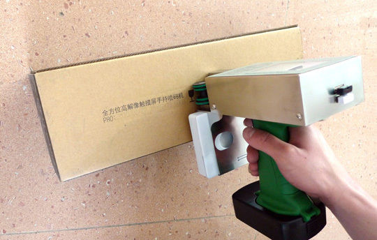 Yüksek verimlilikli mürekkep püskürtücü düz yataklı yazıcı, son kullanma tarihi kodlama makinesi El mürekkep püskürtücüsü AU-260