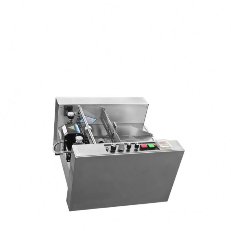 MY-300 Masaüstü Kodlama Yazdırma Ekipmanı Tarih Tempel Makinesi Otomatik Paslanmaz Çelik Sabit Mürekkep Tekerlek Kodlama Makinesi