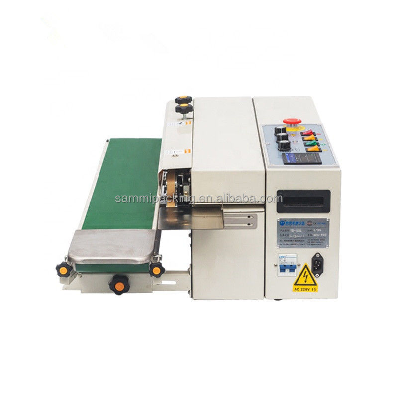 2025 Kolay Kullanımlı Yatay Elektrikli Gıda Torbası Fermuarlı Tip Poşet Isı Bantlı Yapıştırma Makinesi