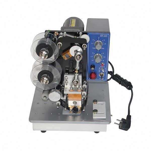 Yeni Gelen Yarı Otomatik Sıcak Renkli Şerit Kod Yazdırma Makinesi