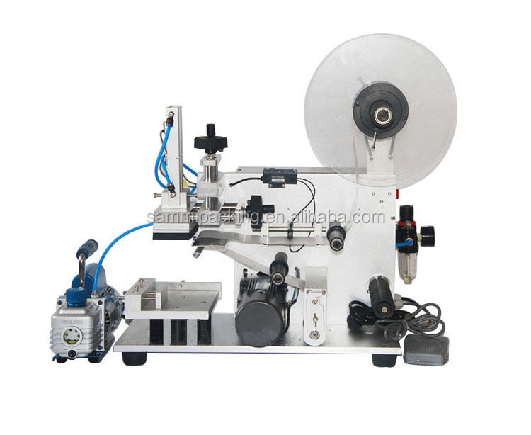Yeni Tasarım Otomatik Yarım Otomatik Etiketleme Makinesi Kare Şişeler Torbalar Gıda İçecekler Kimyasallar Ambalaj Ahşap Kartonlar