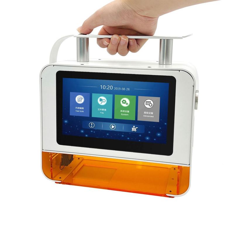 Garanti %100 İyi Kalite Taşınabilir Masaüstü Tarih Logo Kodu UV Lazer Yazıcı Fiber Lazer Markalama Makinesi