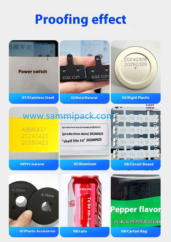 Metal, Plastik, Ahşap için Yükseltilmiş Fiber Lazer Markalama Makinesi/QR Kod, Logo, Barkod için Taşınabilir Lazer Kazıma Yazıcısı