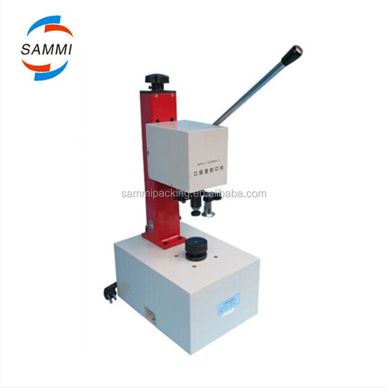 Ağızdan Alınan Sıvı Şişeler, Flakonlar, Penisilin Şişeleri, Antibiyotik Şişeleri için Manuel Kapatma Makinesi