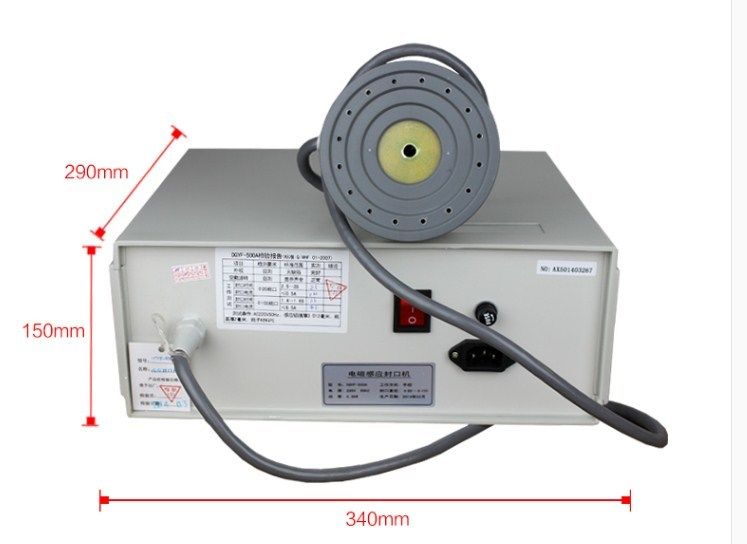 El El Elektromanyetik İndüksiyon Doldurucu 20-100mm Şişe Kapağı Ağız Doldurucu Taşınabilir Alüminyum Folya Doldurucu Doldurucu