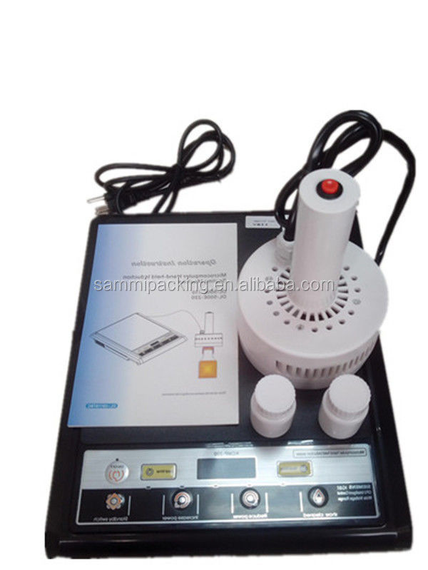 DL-500E El ile tutulan endüksiyon mühürleyici, alüminyum folyo için endüksiyon şişe mühürleme makinesi