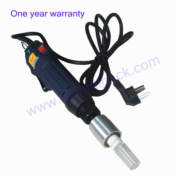 Taşınabilir Elde Tutulan Elektrikli Şişe Kapağı Makinesi Güvenlik Halkası ile Otomatik Plastik Şişe Kapağı Sileme Aracı