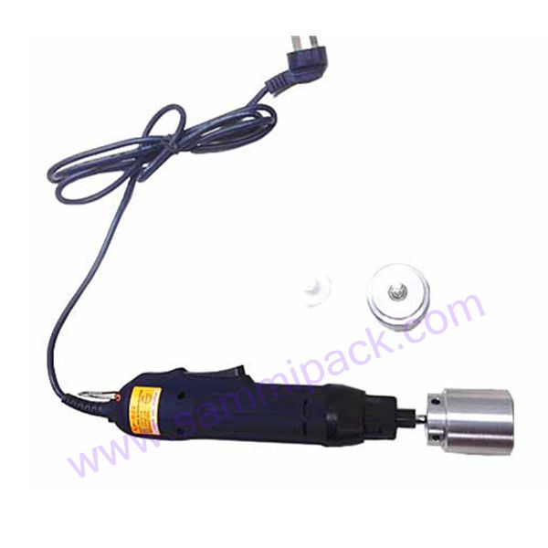 Taşınabilir Elde Tutulan Elektrikli Şişe Kapağı Makinesi Güvenlik Halkası ile Otomatik Plastik Şişe Kapağı Sileme Aracı