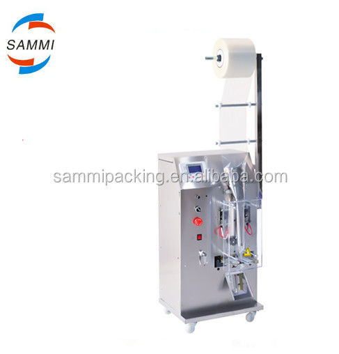 100ml Yarı Otomatik Dikey Sıvı Dolum Sızdırmazlık Paketleme Makinesi Su Süt Saşe Torbası Sıvı Paketleme Makinesi İçin
