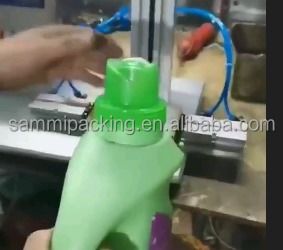 Elektrikli şişe vida kapak makinesi Yarı otomatik Kapama Makinesi Gıda içecek kimyasalları için tıbbi şişe kapanma makinesi