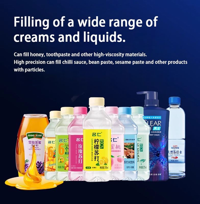 Yarı Otomatik Çift Kafalı Macun Piston Dolum Makinesi Sıvı/Poşet/Yağ/Krem Losyon İçin Su Şişesi Pnömatik Dolum Makinesi