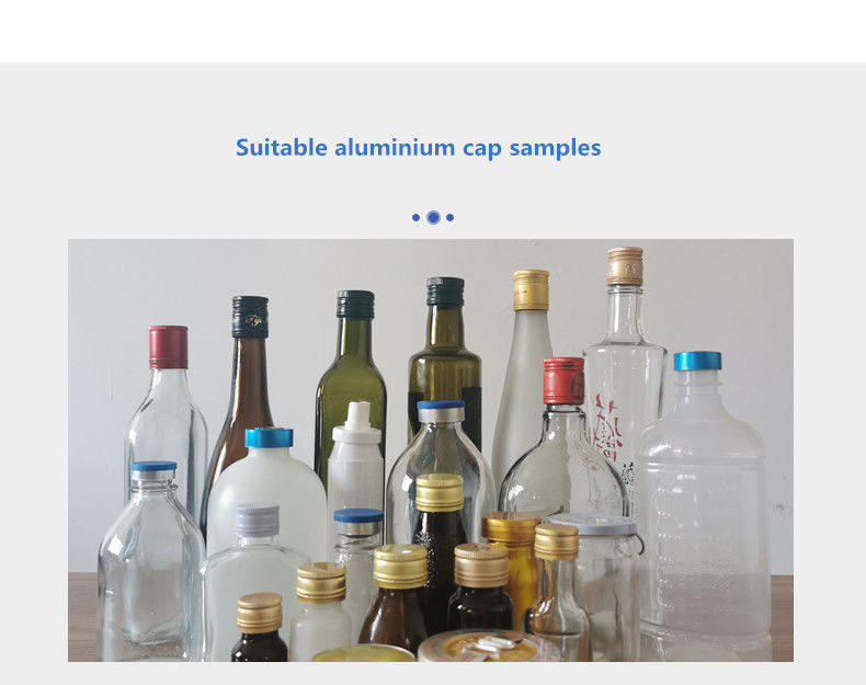 Yüksek Kaliteli Metal Kapak Kapatma Makinesi Şarap Şişesi Likör Vidalı Kapatma Makinesi Fabrika Fiyatı